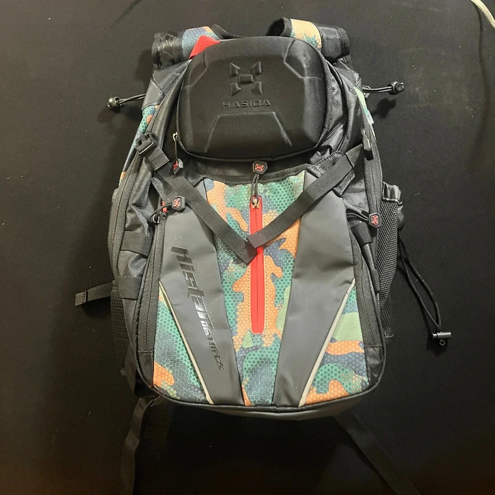 Hasida Tactical Fishing Backpack Camo Hardshell Outdoor Gear Bag